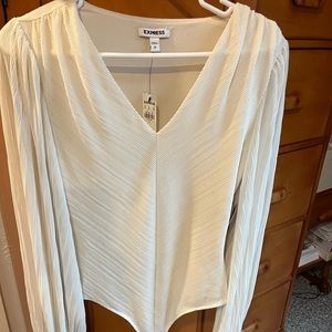 Express ivory blouse
